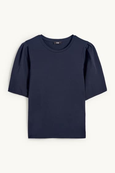 Women - T-shirt - regular fit - dark blue