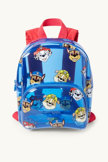 Enfants garçons - La Pat’ Patrouille - Chase, Marcus, Ruben - sac à dos - bleu clair