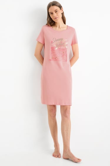 Femmes - Chemise de nuit - rose