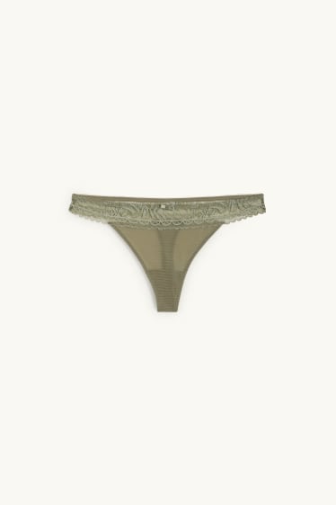 Femmes - String - vert