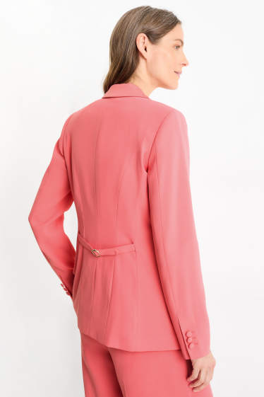 Women - Business blazer - fitted - pink