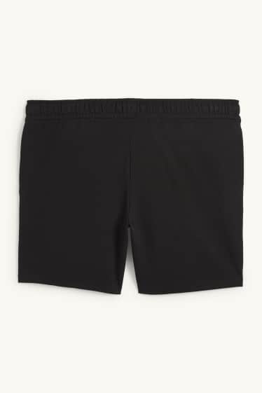 Heren - Sweatshorts - zwart