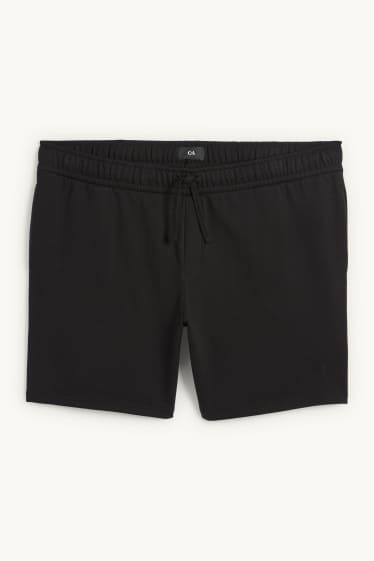 Heren - Sweatshorts - zwart