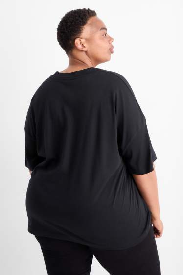 Women - T-shirt - regular fit - black