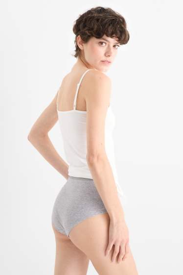 Mujer - Pack de 3 - braguitas - blanco / negro