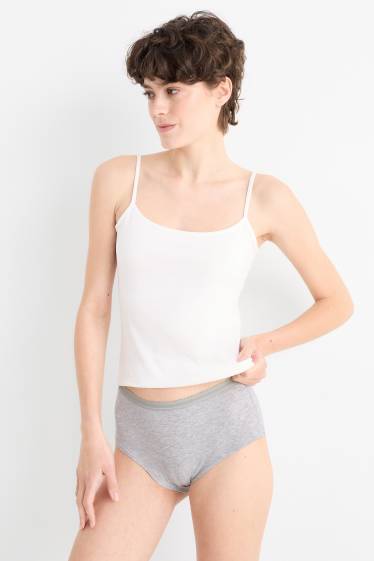 Mujer - Pack de 3 - braguitas - blanco / negro