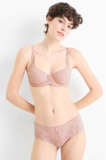 Dámské - Kalhotky hipster - růžová