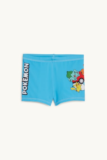 Kinder Buben - Pokémon - Badehose - LYCRA® XTRA LIFE™ - hellblau