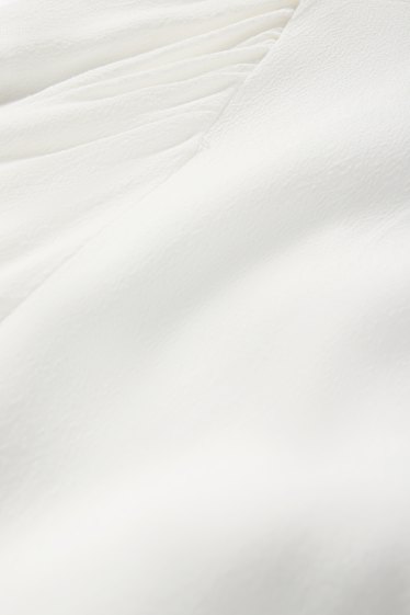 Femmes - Chemisier - texturé - blanc