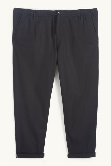 Pánské - Kalhoty chino - regular fit - černá