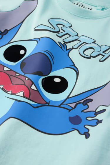 Děti - chlapci - Lilo & Stitch - tričko s krátkým rukávem - tyrkysová
