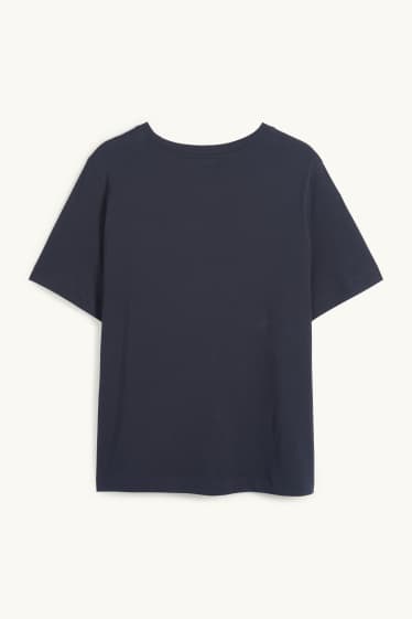 Damen - T-Shirt - Regular Fit - dunkelblau