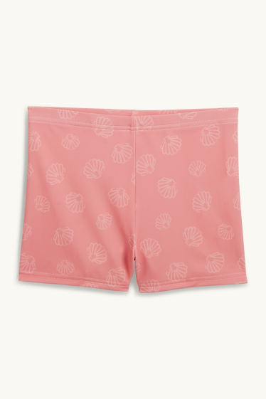 Nadó nena - Petxines - conjunt de bany amb filtre solar UV - LYCRA® XTRA LIFE™ - 2 peces - rosa