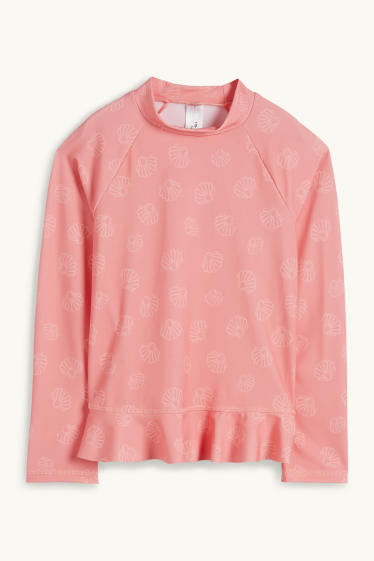 Nadó nena - Petxines - conjunt de bany amb filtre solar UV - LYCRA® XTRA LIFE™ - 2 peces - rosa