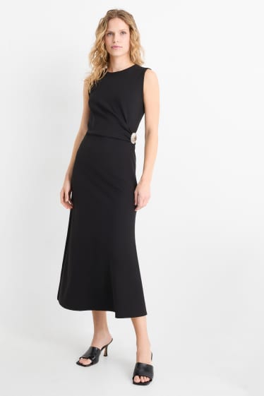 Femmes - Robe Fit & Flare - noir