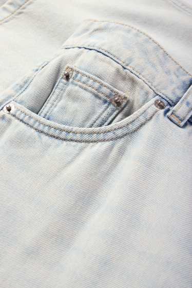 Dámské - Baggy jeans - mid waist - džíny - světle modré