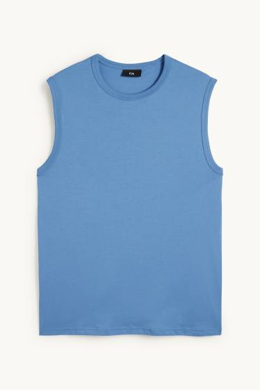 Herren - Tank Top - blau