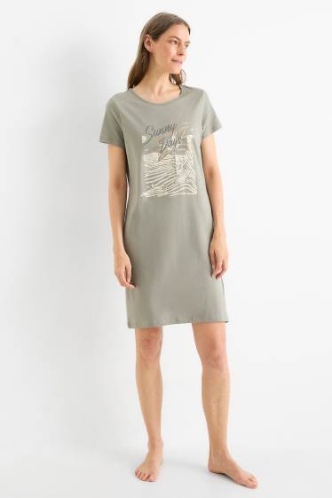 Femmes - Chemise de nuit - vert