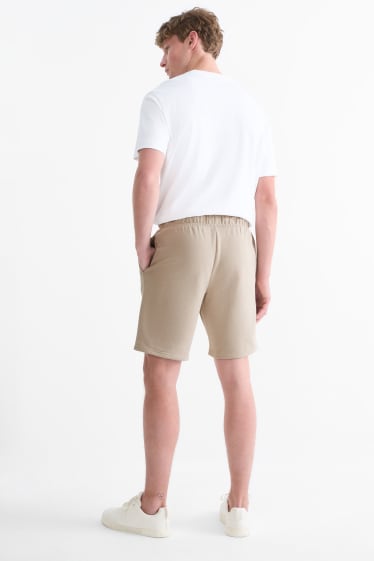 Herren - Sweatshorts - hellbeige