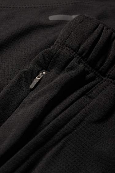 Herren - Funktions-Shorts - strukturiert - schwarz