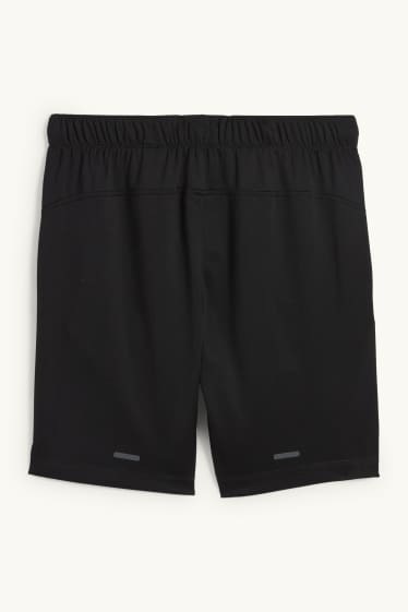 Herren - Funktions-Shorts - strukturiert - schwarz