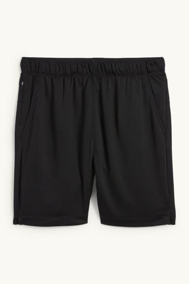 Herren - Funktions-Shorts - strukturiert - schwarz