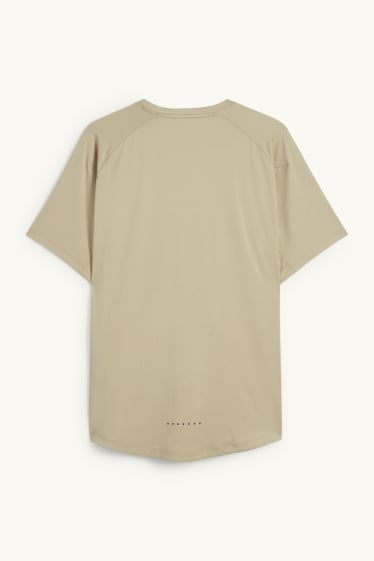 Uomo - T-shirt sportiva - regular fit - 4 Way Stretch - verde chiaro