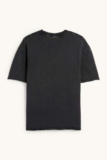 Uomo - T-shirt - relaxed fit - grigio scuro