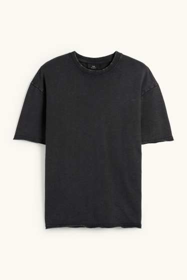 Uomo - T-shirt - relaxed fit - grigio scuro