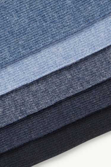 Uomo - Confezione da 10 - calzini corti - blu