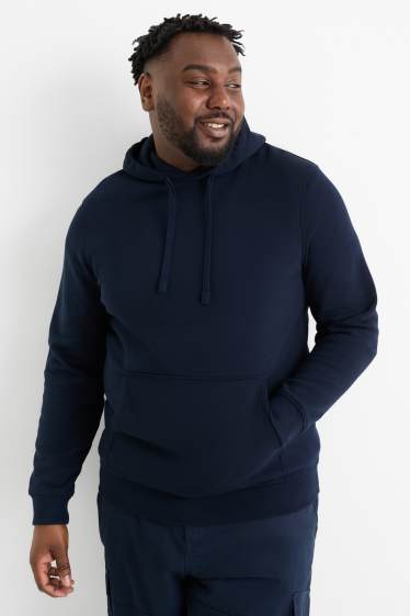 Hommes - Sweat à capuche - bleu foncé