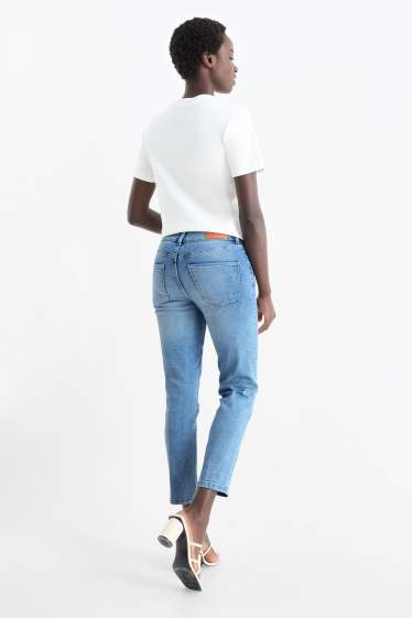 Dona - Slim Jeans - mid waist - texà blau clar