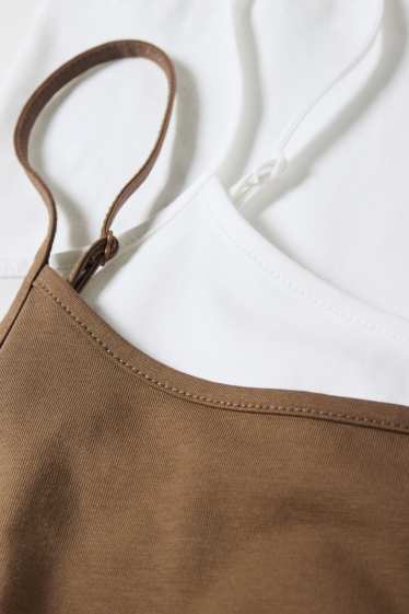 Femmes - Lot de 2 - haut  - marron