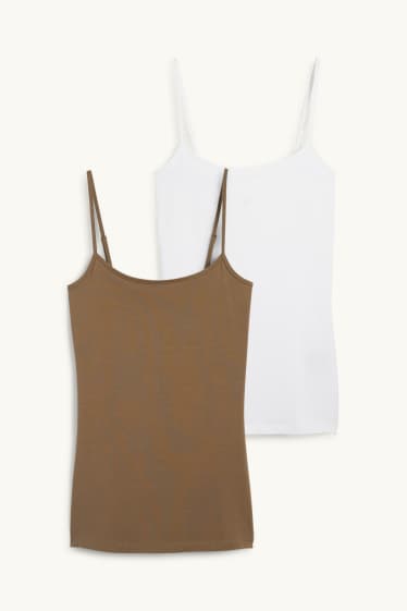 Femmes - Lot de 2 - haut  - marron