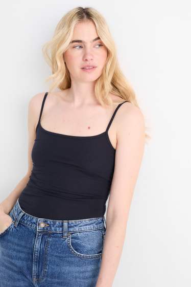 Damen - Multipack 2er - Top - blau / schwarz