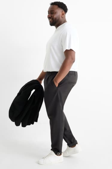 Pánské - Kalhoty chino - regular fit - černá