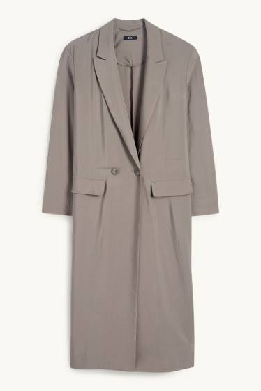 Damen - Mantel - grau