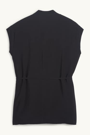 Damen - Weste - Relaxed Fit - schwarz