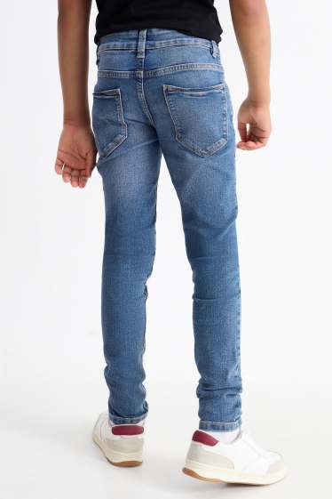 Nen - Skinny jeans - texà blau