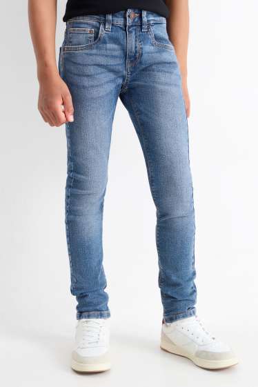 Nen - Skinny jeans - texà blau
