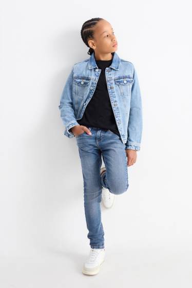 Nen - Skinny jeans - texà blau
