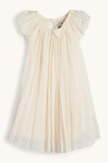 Nena - Vestit prisat - de piquets - blanc trencat