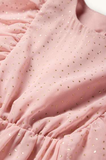 Nena - Vestit - de piquets - rosa fosc