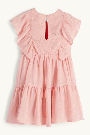 Nena - Vestit - de piquets - rosa fosc