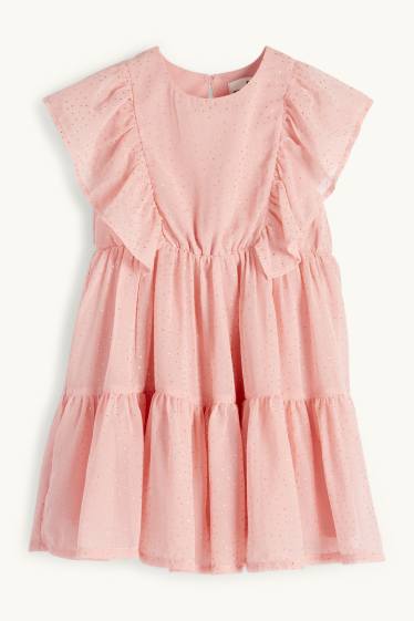 Nena - Vestit - de piquets - rosa fosc