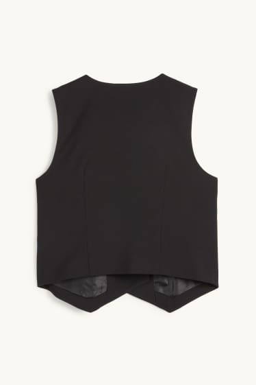 Femei - Vestă - relaxed fit - negru
