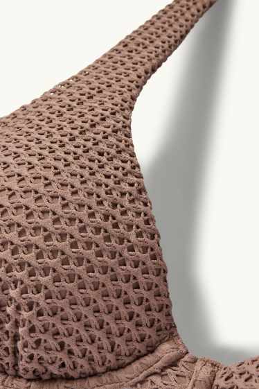 Dona - Top de biquini amb cèrcols - LYCRA® XTRA LIFE™ - marró