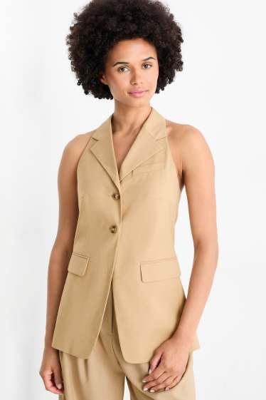 Donna - Gilet business - tailored fit - beige