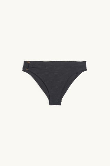 Femmes - Bas de bikini - mid waist - LYCRA® XTRA LIFE™ - texturé - noir
