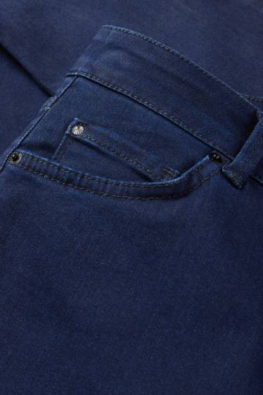 Damen - Premium Denim by C&A - Straight Jeans - Mid Waist - dunkeljeansblau